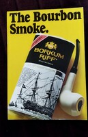 Retro pipadohány karton reklám tàbla