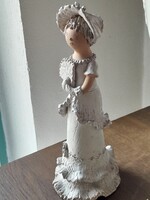 Győrbíró Enikő keramikus /1932-1999/  nagyon szép női női figurája