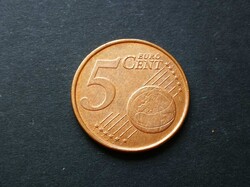 Hollandia 5 Euro Cent 1999 aUNC