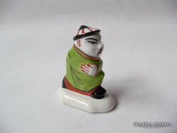 Régi Herendi porcelán kínai figura
