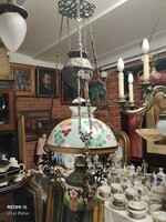 Majolika lüszter lámpa