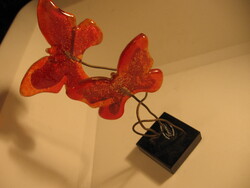 Eratini Glas Studios , görög , kézzel készített fúziós üveg pillangós dísz