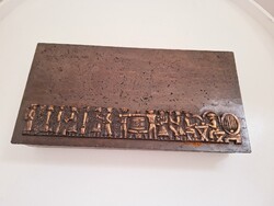 Iparművész Bronz Lignifer Kártya Doboz