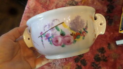 Kb 20 x 8,8 cm-es , 80 dkg-os , sérülésmentes komacsésze / komatál , vastag porcelánból .