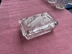 Ajka Ólomkristály Dobozka/Vajtartó: Időtlen Elegancia
