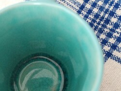 Kávés csésze, -türkiz csodában. /. ASA