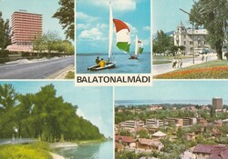 Bala - 1088  Modern Balatoni képek: BALATONALMÁDI (OT,-216/711.)