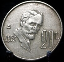 Mexikó 20 centavo, 1975 D03E1