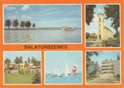 Ba - 1064  Modern Balatoni képek: BALATONSZEMES ( NyNT.-2096/851)