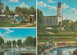 Ba - 1073  Modern Balatoni képek: BALATONBOGLÁR (Fotó: Bakonyi B. OT,-76/711)