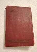 1931 Hungária Szérumművek R.t. zsebnaptára