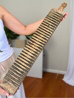 Antik mángorló faragott sulyokfa