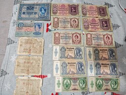 Pengő,korona, Kossuth bankó 5 Ft csomag...17 db!