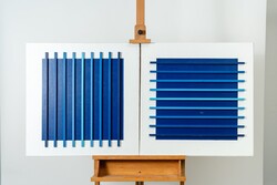 Ben Blishnik: Blue Sequence Diptych