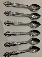 Régi szovjet orosz ezüstözött teáskanál evőeszköz