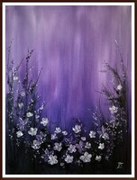 Czinóber - Violet ( 30 x 40, olaj )
