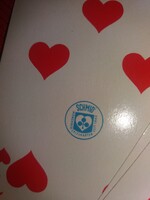 1960'S Régi F. X. SCHMID's MÜNCHEN kártyagyáras BRIDZS kártya dobozával WINSTON USA CIGARETTA