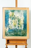 Ismeretlen művész: Absztrakt organikus kép amely Atlantiszt ábrázolja