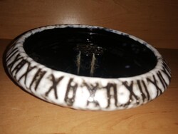 Retro Hódmezővásárhelyi kerámia ikebana váza