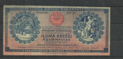 1920.- 1 db - számolócédula - Ilona Artézi Ásványvize