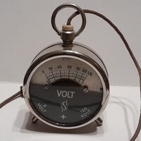 Vintage kézi voltmérő műszer. D.R.P.a