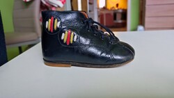 Antik bőrbabacipő pár – Stiefenkönig – 21-es méret – 20. sz. eleje