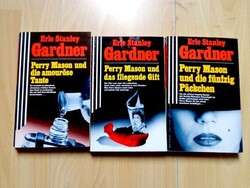 Erle Stanley Gardner német krimi 3db / deutsch
