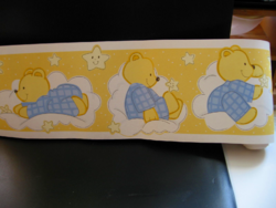 Macis tapéta bordűr, szegély gyerekszobába