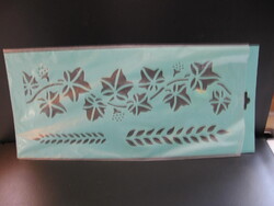 Stencil , torta mintázó, csíkminta festő sablon műanyag