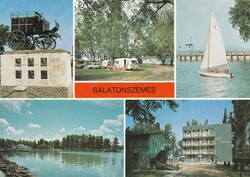 Bala - 1058  Modern Balatoni képek: BALATONSZEMES (MT.-127/851)