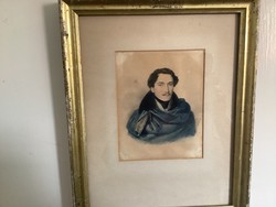 Barabás Miklós ( 1810 - 1898 ) . - Fiatal férfi portréja .