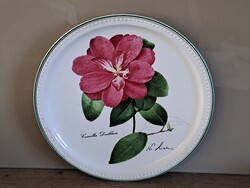 Villeroy & Boch "Camellia Douklaria" gyűjtői porcelán falitányér, falidísz