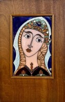 Radnai Zoltán Madonna tűzzománc kép IDEA