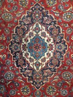 Gyönyörű kézi csomózású iráni Kashan, 2x3 m, kitűnő állapotban, eredeti perzsa szőnyeg