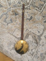 Antik fali óra Inga szép àllapotban van,1,2,3 súlyos falióra alkatrész Inga és lencse