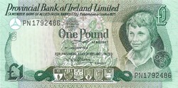 1 font pound 1979 Provincial Bank Észak Irország UNC Ritka