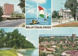 Ba - 1090  Modern Balatoni képek: BALATONALMÁDI (OT,-216/751.)