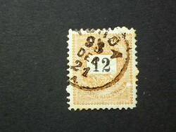 Magyarország 1889 Feketeszámú 12 kr. B 11 1/2 Torda D
