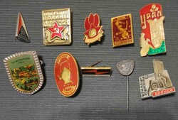 Retro Külföldi Jelvények 10 db !!! (19.4)