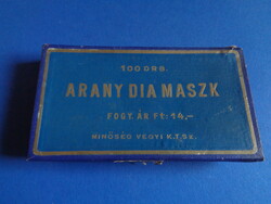 100 db Arany Dia Maszk  fogy.ár 14.-