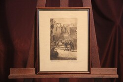 Jean-Louis Forain (Reims 1852 - Párizs 1931) - Keleti utca