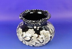 0F583 Jelzett vásárhelyi kerámia váza