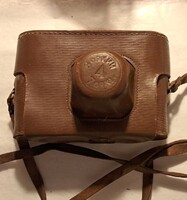 Zorkij fényképezőgép eredeti bőrtok – szovjet vintage