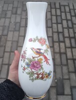 Hollóházi paradicsom madaras váza