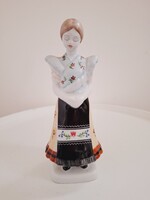 Hollóházi Matyó Lány Figura