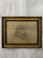 Mednyánszky pecséttel, grafika