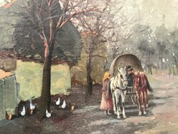 Németh György festménye