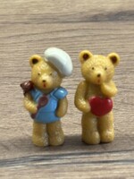 2 db miniatür maci, mackó figura