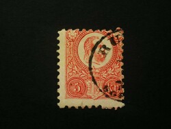 Magyarország 1871 Réznyomat 5 kr. elfogazva Ru... L