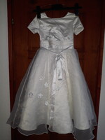 Gyermek koszorúslány ruha , akár királylány,menyasszony gyermek jelmez kb.98-104-cm magas kislányra